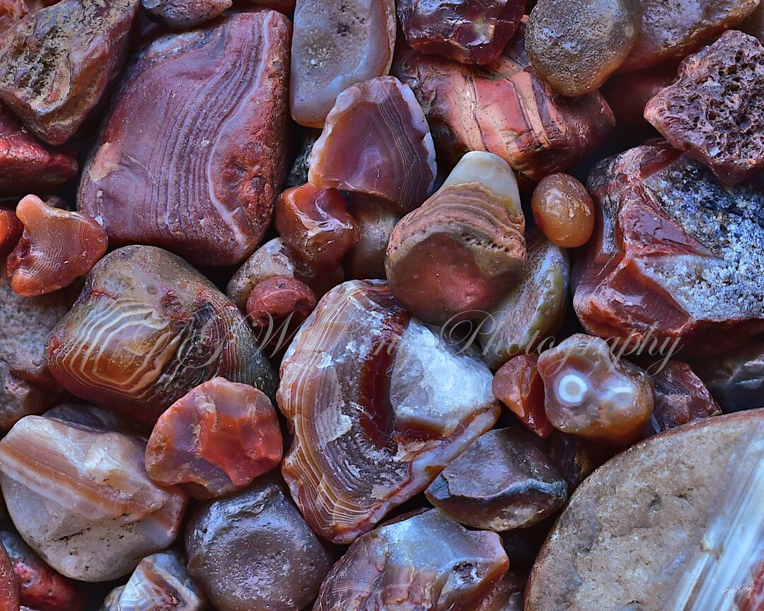 Lake Superior Agates Printable Collage, JPGS, Agate Print, Agate ...