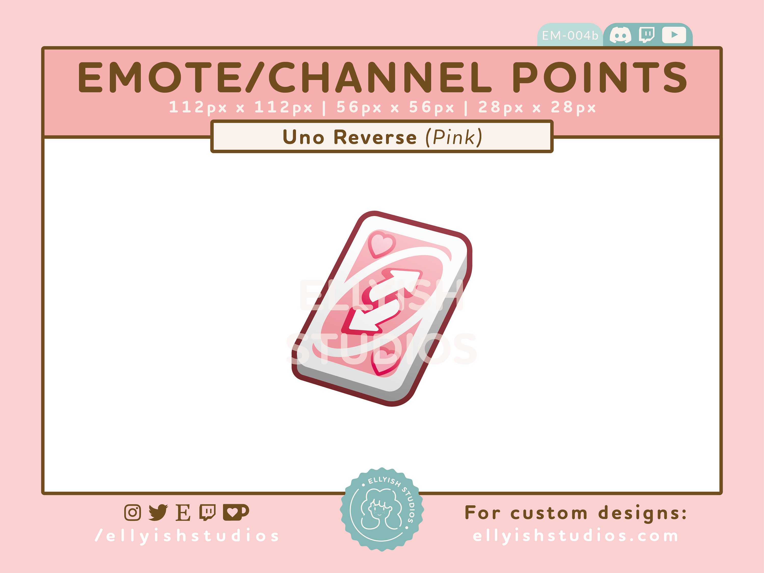 Pink Uno Reverse Card | Sticker