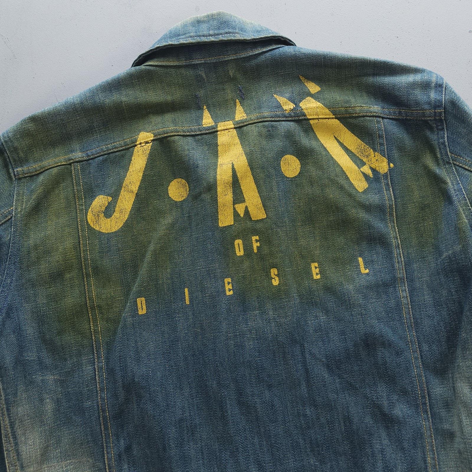 Vintage 2000s JAA of Diesel Denim Snap Jacket Western L - Etsy