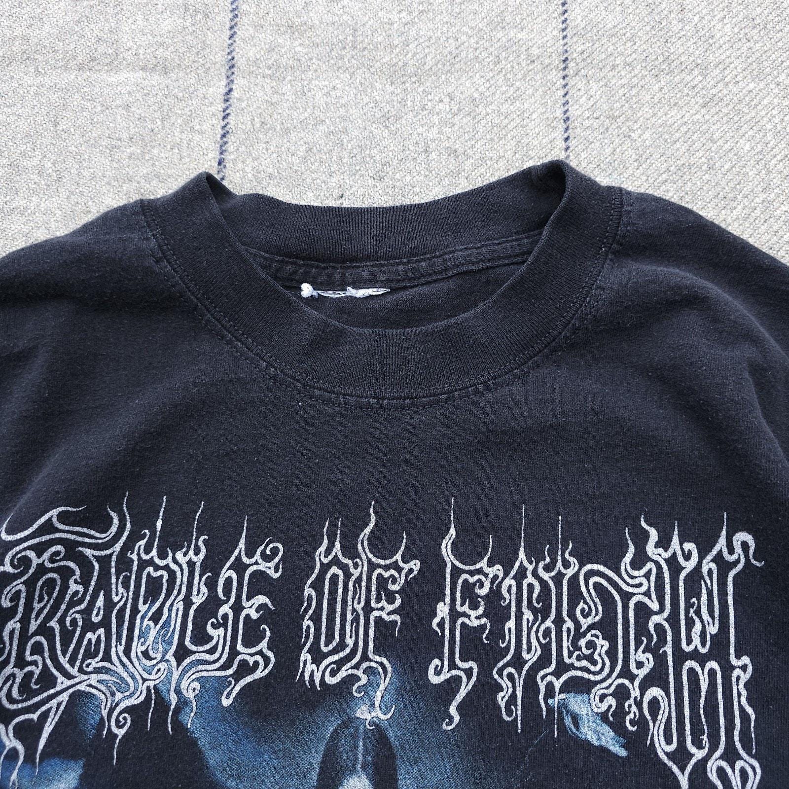 Vintage Cradle of Filth 2001 T-shirt Blighting States of America L