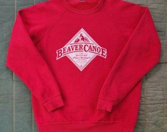 Vintage BEAVER CANOE Big Logo Crewneck 