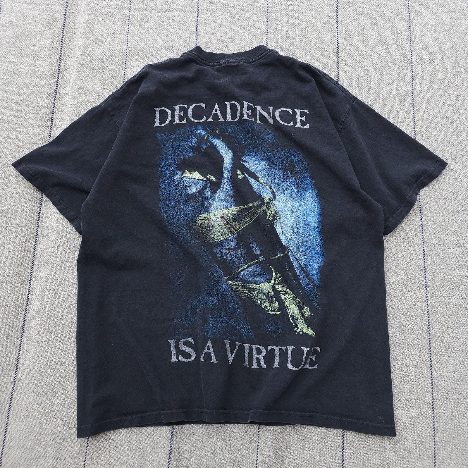 CRADLE of Filth 1998年ヴィンテージ Vintage 1998 Cradle Of Filth Decadence Is A Virtue Shirt