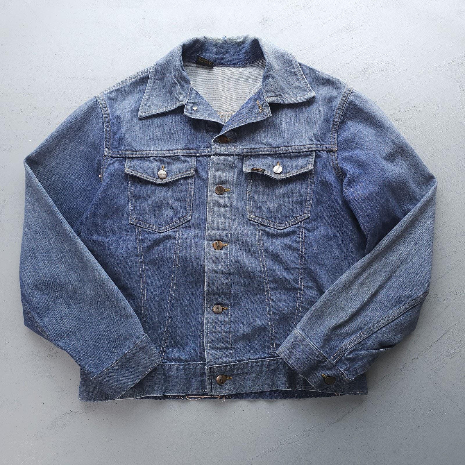 極美品　HERCULES 60's denim coverall jacket 6e3edbc99be93868dc38afe6d2016e