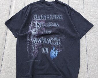 Vintage Cradle of Filth 2001 T-shirt Blighting States of America L