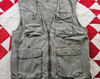 Vintage 1990s Banana Republic Safari & Travel Clothing Co. Vest Cotton L