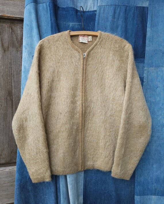60s McGREGOR Powder Snow Mohair Cardigan （L） | Wonder Wear
