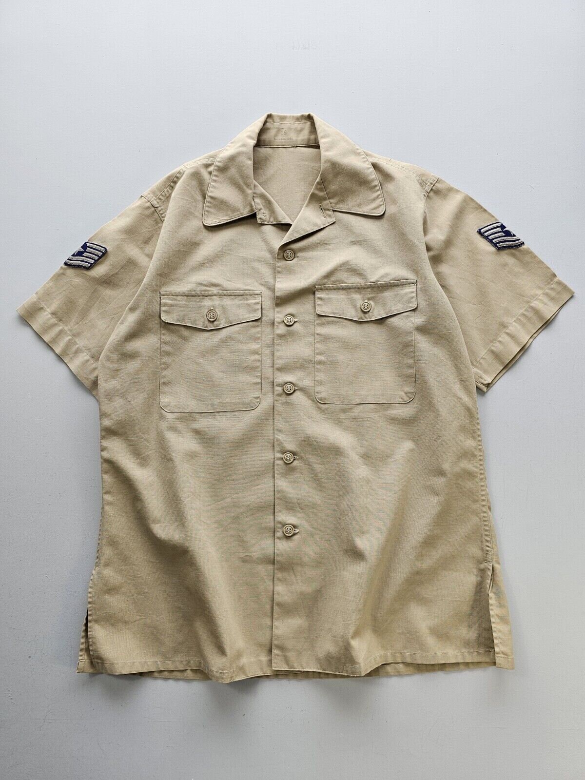 Vintage 1960s USAF Air Force Vietnam War Khaki Beige Short Vintage 1960s USAF Air Force Vietnam War Khaki Beige Short