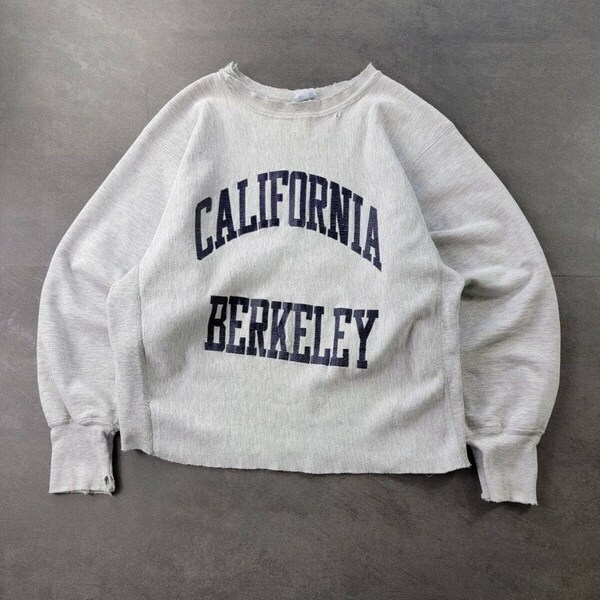 Vintage 1990s Champion Reverse Weave California Berkeley Cutoff Sweatshirt sz L