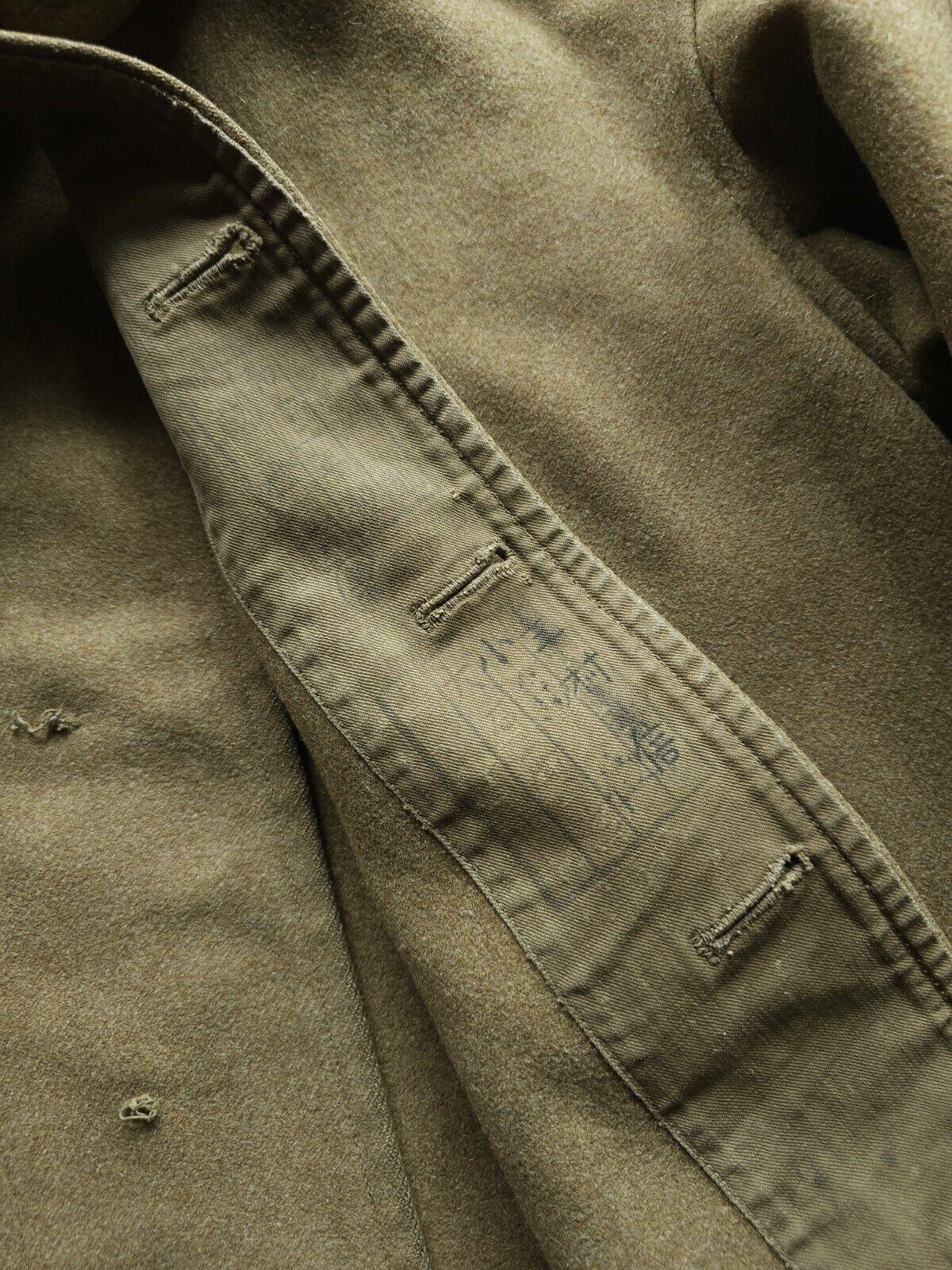 ジャケット・アウター 1940s Japanese Vintage Military Coat Vintage 1940s WW2 Imperial Japanese Army Wool Overcoat