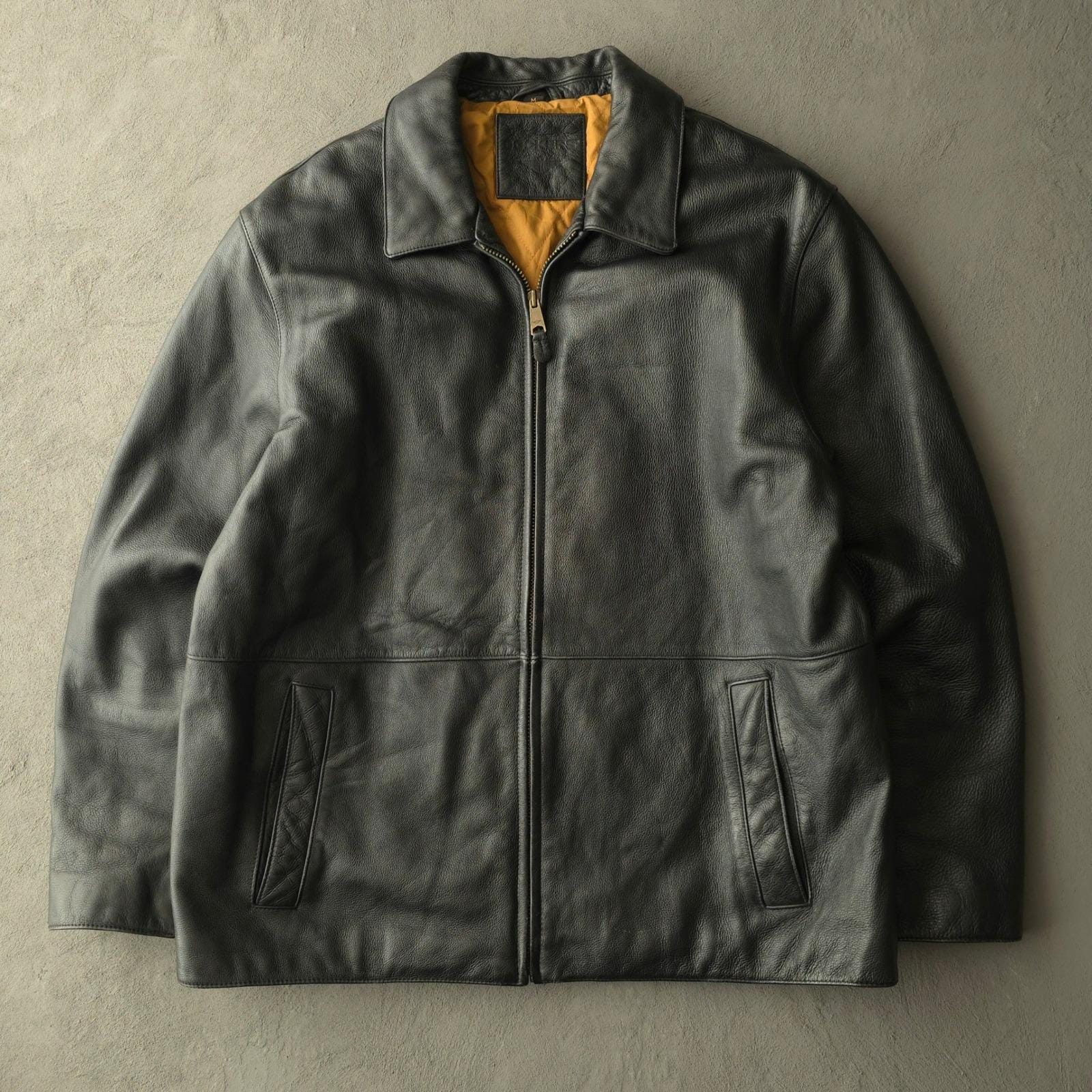 ジャケット・アウター 90s Dockers MODS COAT Dockers Leather Jacket - Etsy