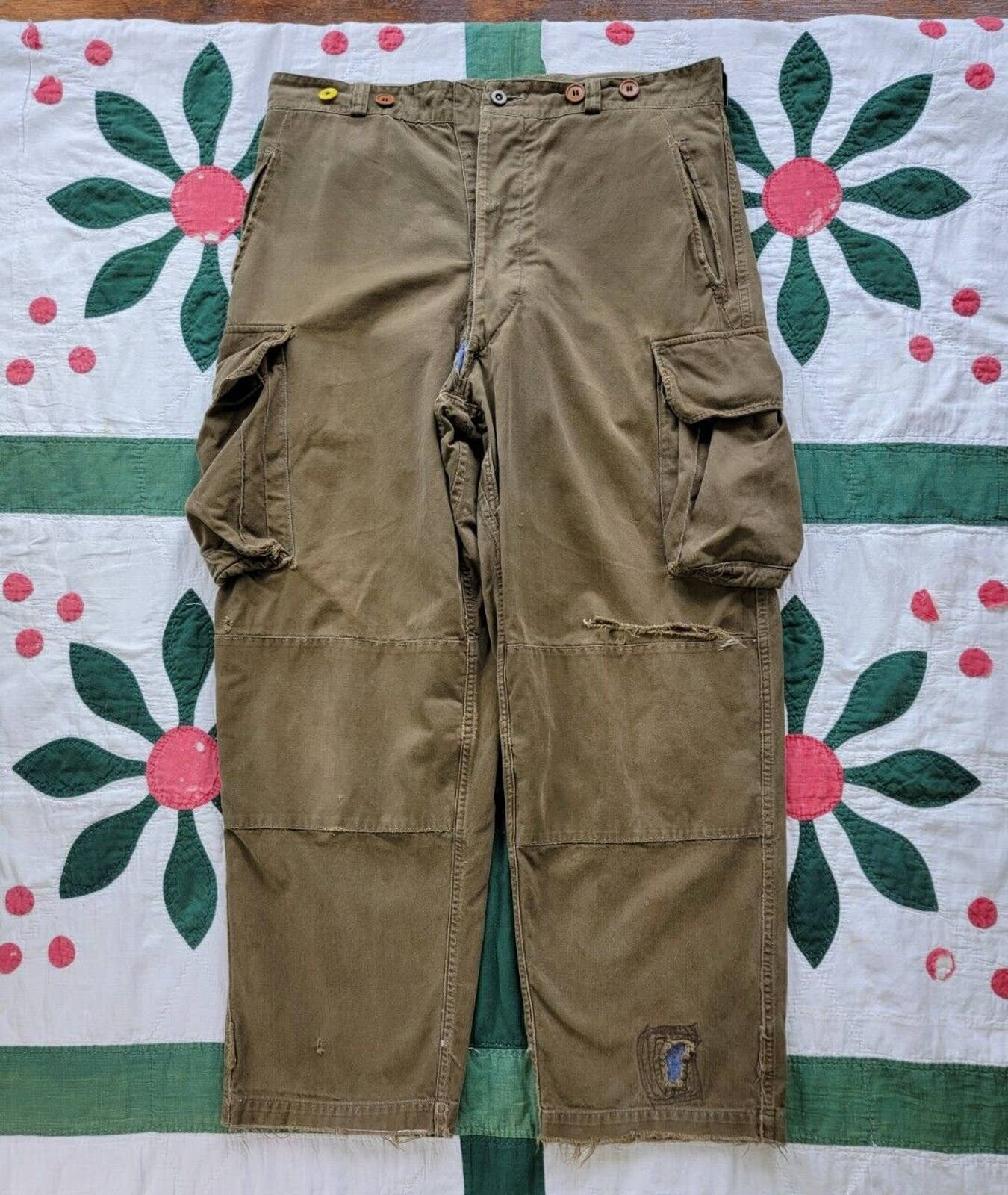 スイス French army m47 field trousers size 23の通販 by 's shop
