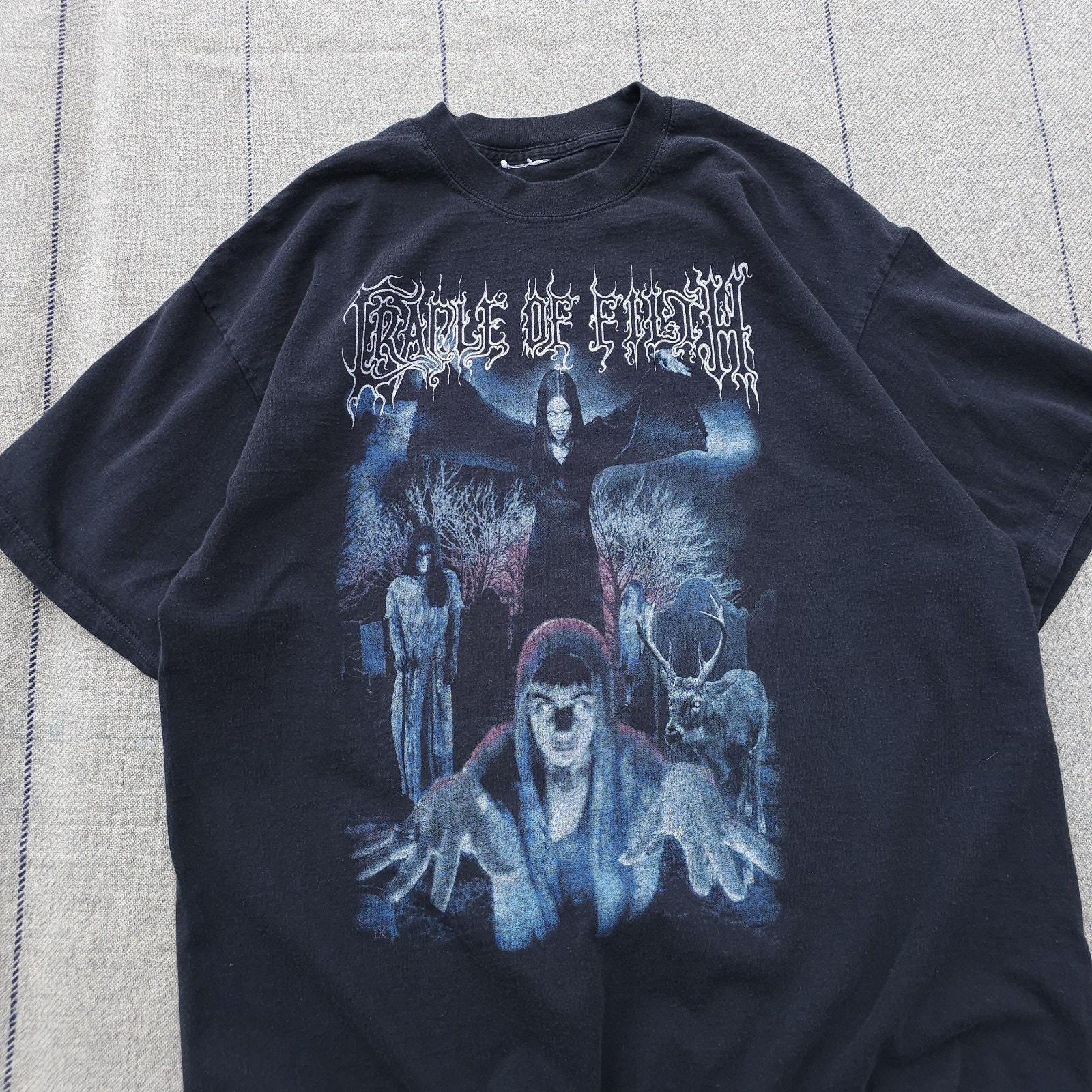 Cradle of Filth vintage tシャツ Vintage Cradle of Filth 2001 T-shirt Blighting States of America L