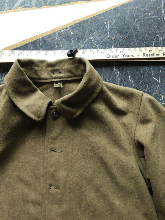 ジャケット・アウター Japan vintage wool coat military boro Vintage 40s Ww2 Coat for Imperial Japanese Army Wool - Etsy