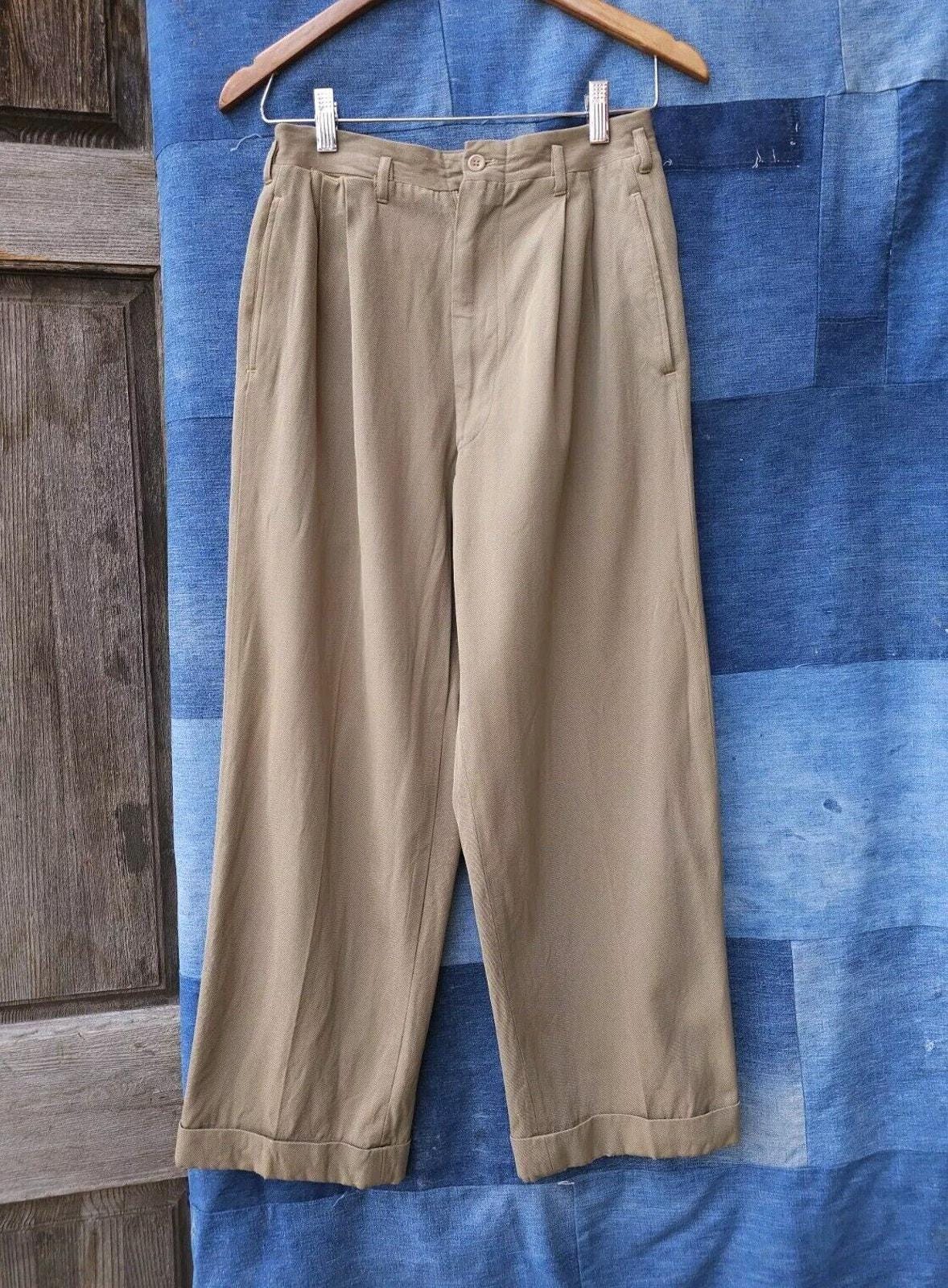 Gabardine 50s Pants - Etsy Canada