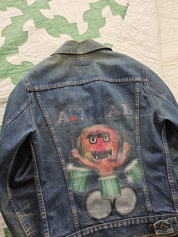 Vintage 1980s Levi's Denim Trucker Jean Jacket Ty… - image 3