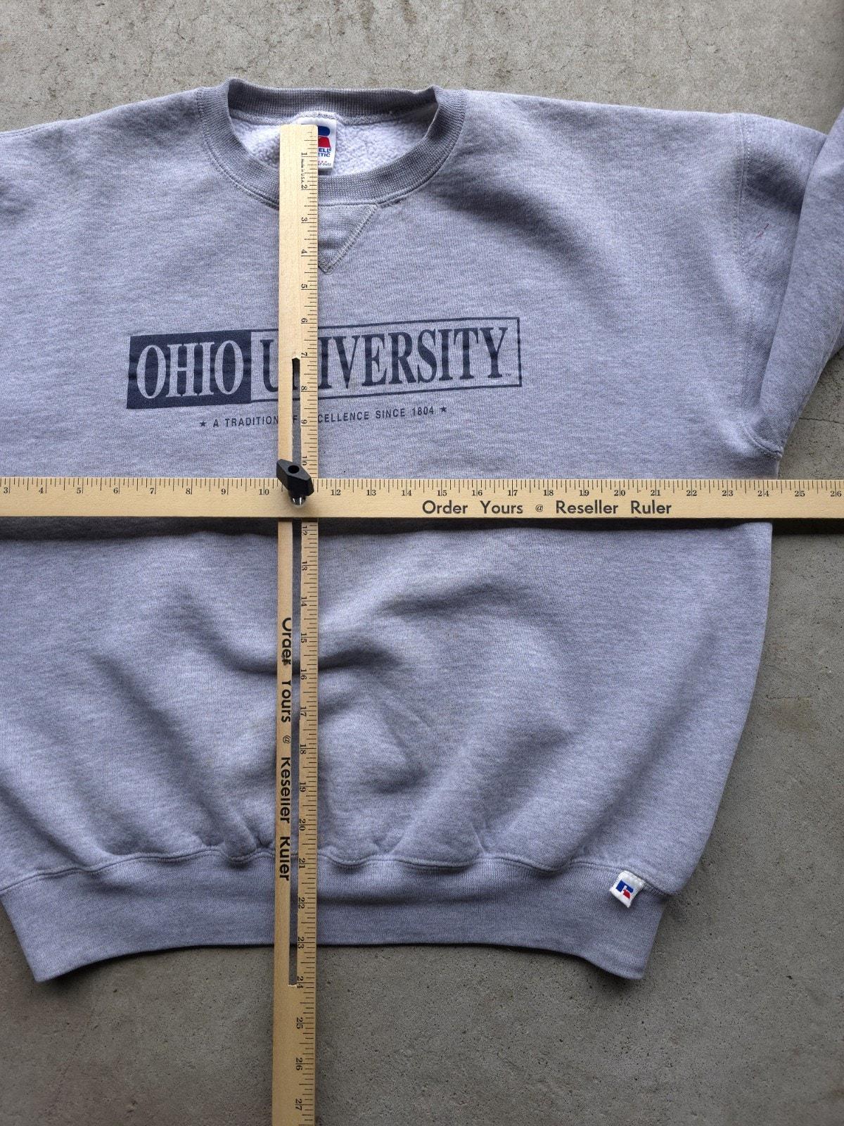 Vintage 90s Crewneck Sweatshirt Russell Athletic Ohio University 