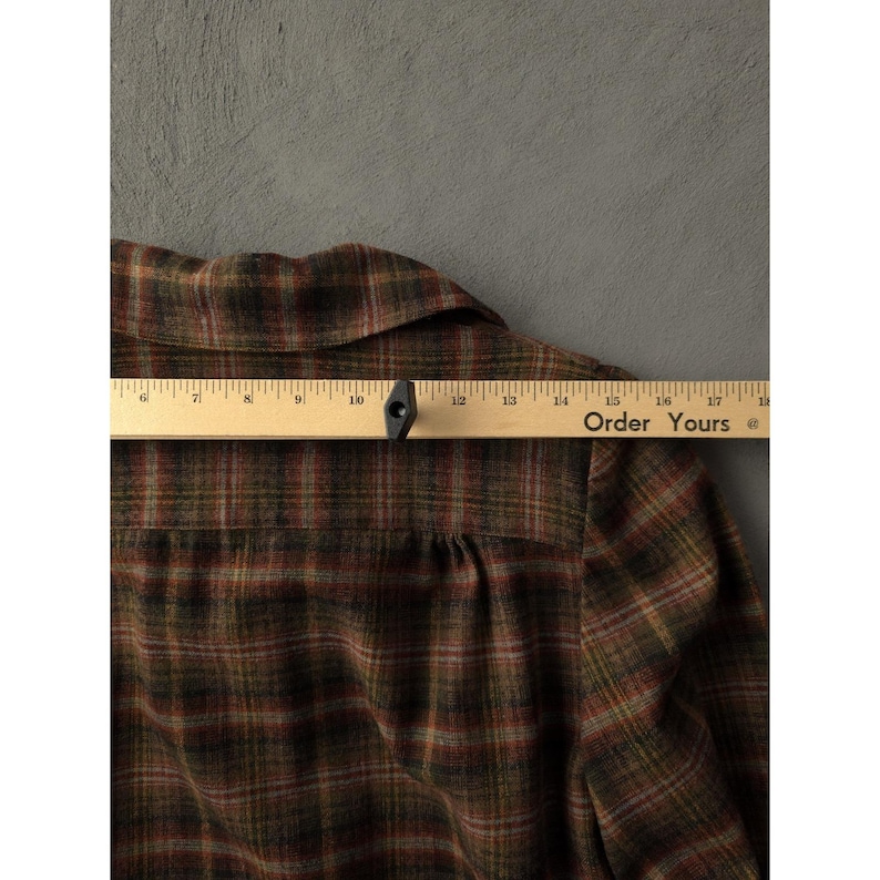 Vintage 1950er Jahre Pendleton Wolle karierte 49er Jacke Damen Rockabilly Classic L Bild 12
