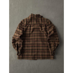 Vintage 1950er Jahre Pendleton Wolle karierte 49er Jacke Damen Rockabilly Classic L Bild 6