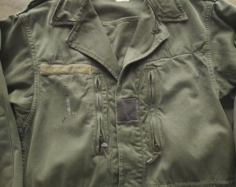 Vintage 1960s French Army M-64 Military Field Jacket Sadivoc