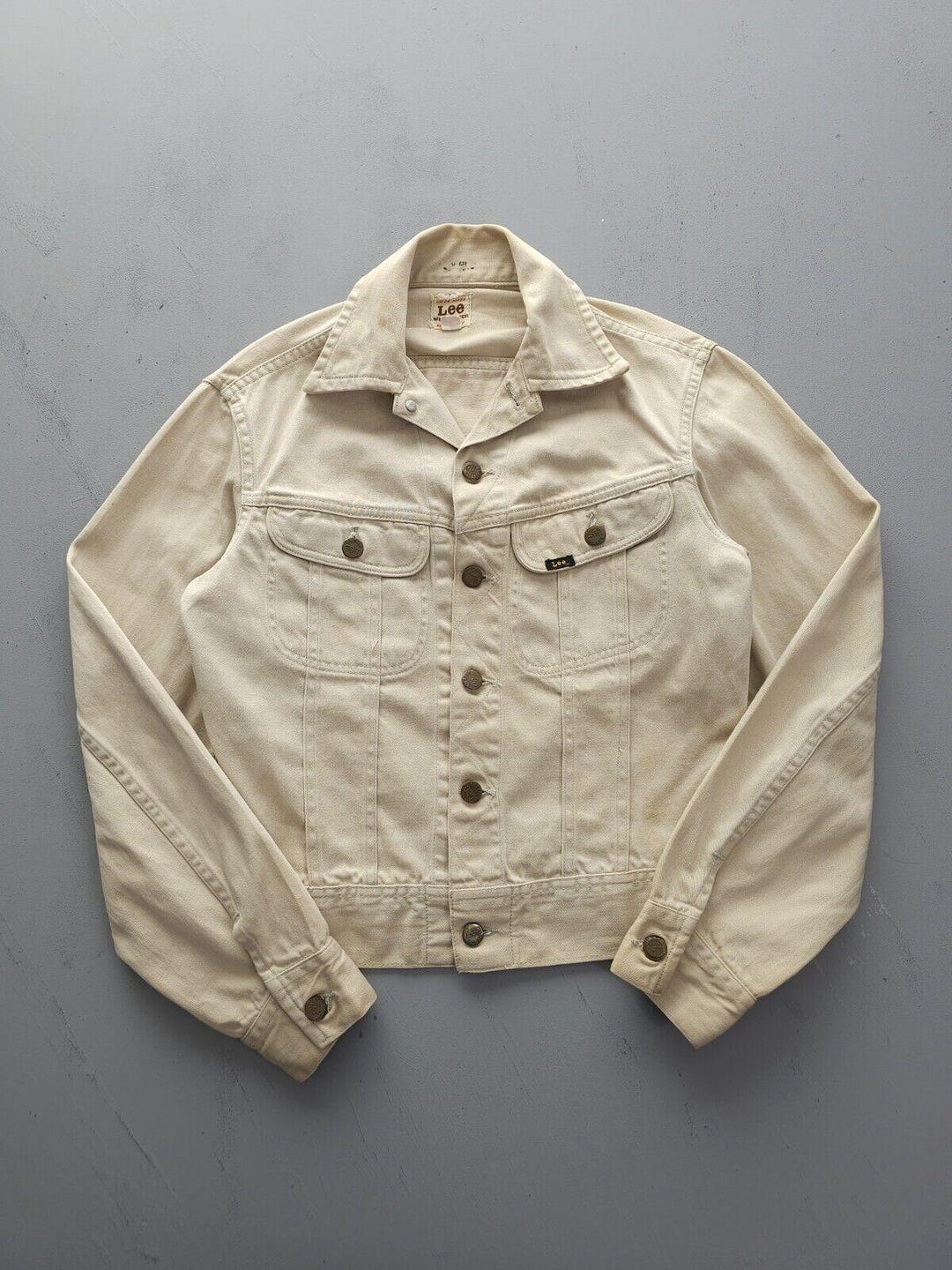 80s〜90s Lee 101-J WESTERNER ivory Vintage 70s Lee Westerner Jacket Vintage 70s Lee Westerner