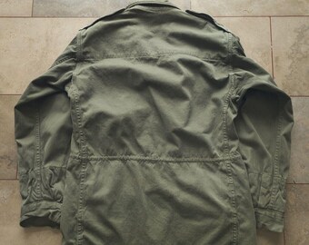 ジャケット・アウター French army M-64 field mods coat jacket Vintage French Army M64 Jacket Mens M/L Military Field Coat