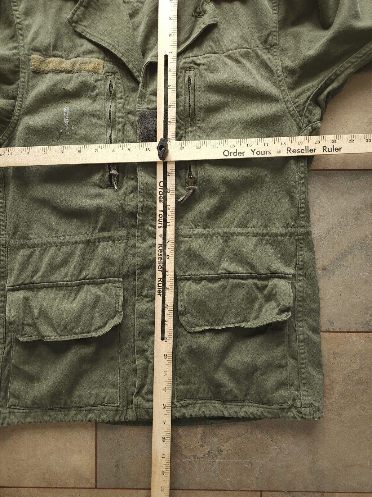 Vintage 1960s French Army M-64 Military Field Jacket Sadivoc