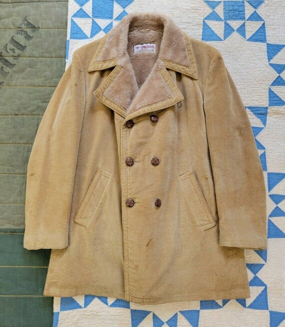 Vintage 1970s Mcgregor Corduroy Fleece 