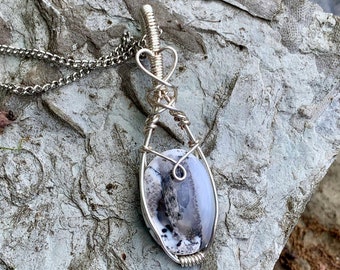 Dendritische Opaal Ketting