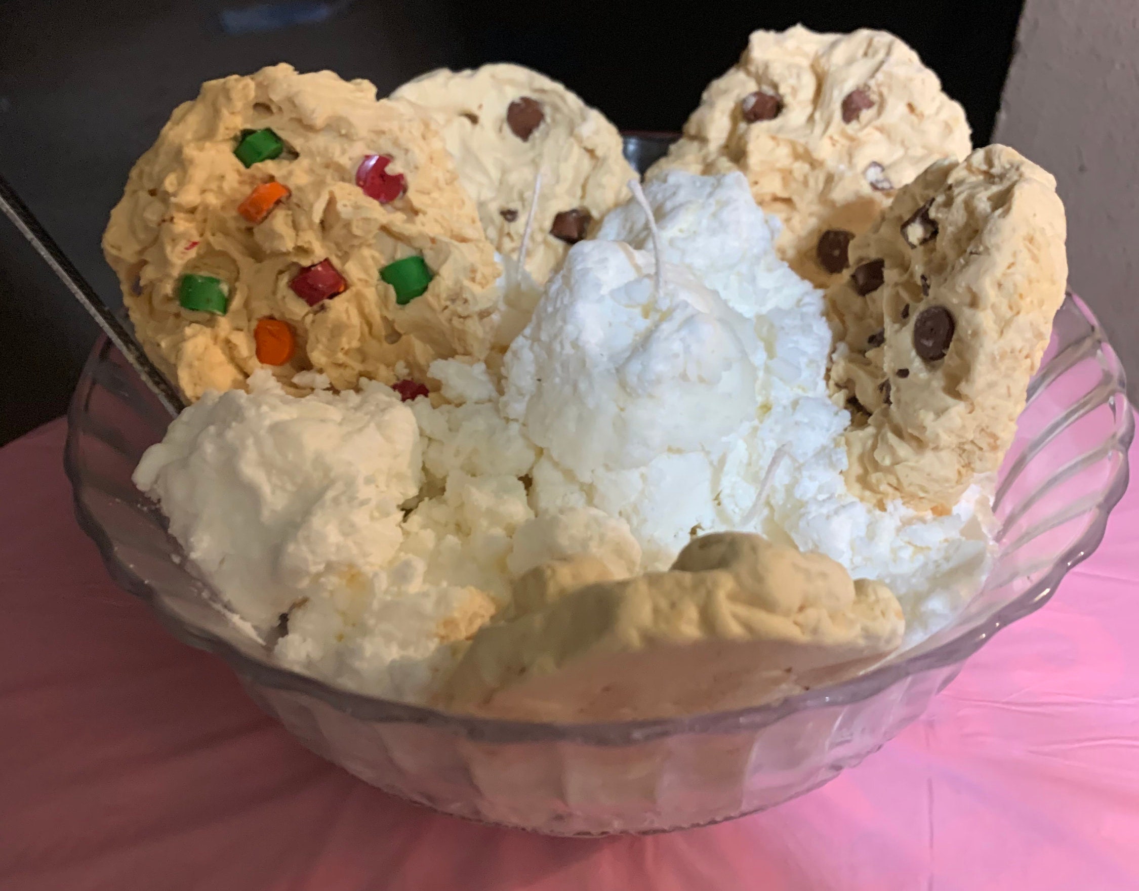 Large Ice Cream Cookie Bowl Etsy