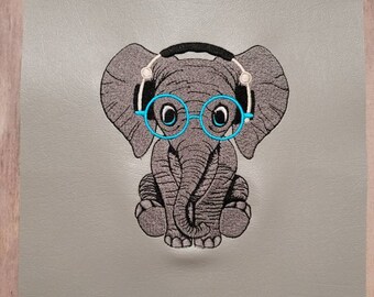 Free Free 235 Elephant With Glasses Svg SVG PNG EPS DXF File