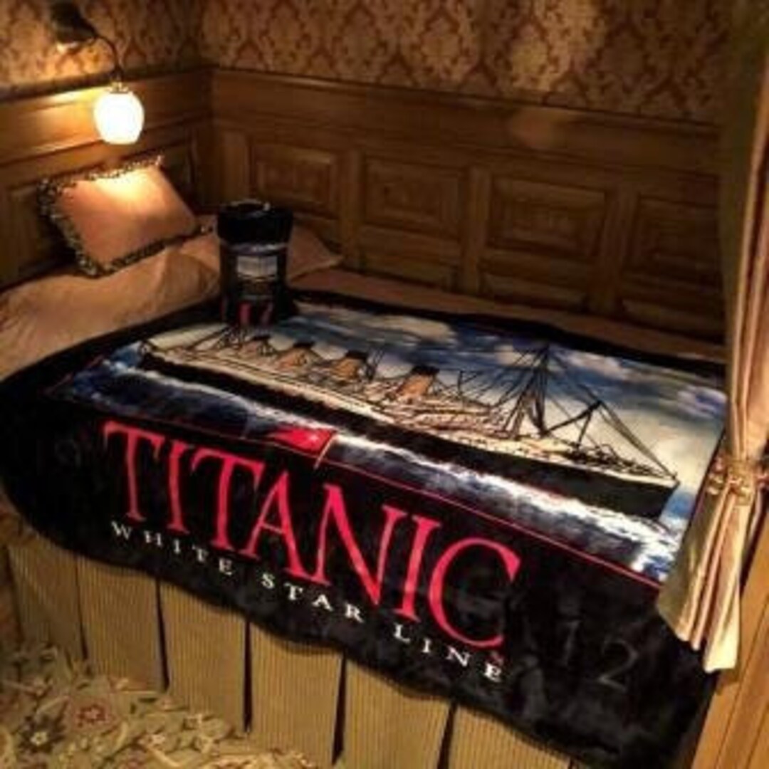 White Star Line RMS Titanic 50 X 60 Coral Fleece Throw Blanket Etsy