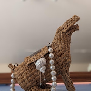Animal wicker bag
