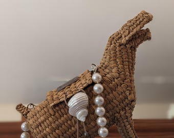 Animal wicker bag