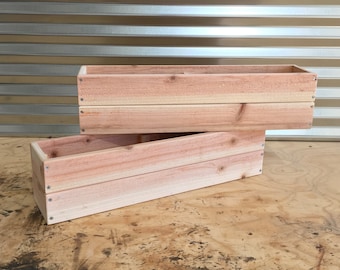 Planter Box, Cedar planter box, window box, cedar window box, garden planter, indoor planter, outdoor planter