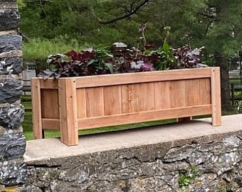 Cedar Planter Box, Elevated Garden Box, Raised Cedar Planter Box, Raised Outdoor Garden Bed, Indoor Planter Box