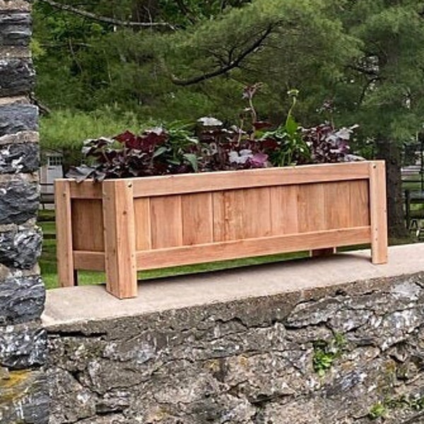 Cedar Planter Box, Elevated Garden Box, Raised Cedar Planter Box, Raised Outdoor Garden Bed, Indoor Planter Box