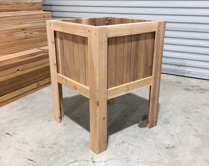 Raised Planter Box, planter box, cedar planter box, outdoor planter, indoor planter, garden box, square planter, planter