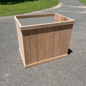 Wooden Privacy Screen for ac, air conditioning cover, utility box screen, hide your ac, well pump and tank cover, electrical box screen