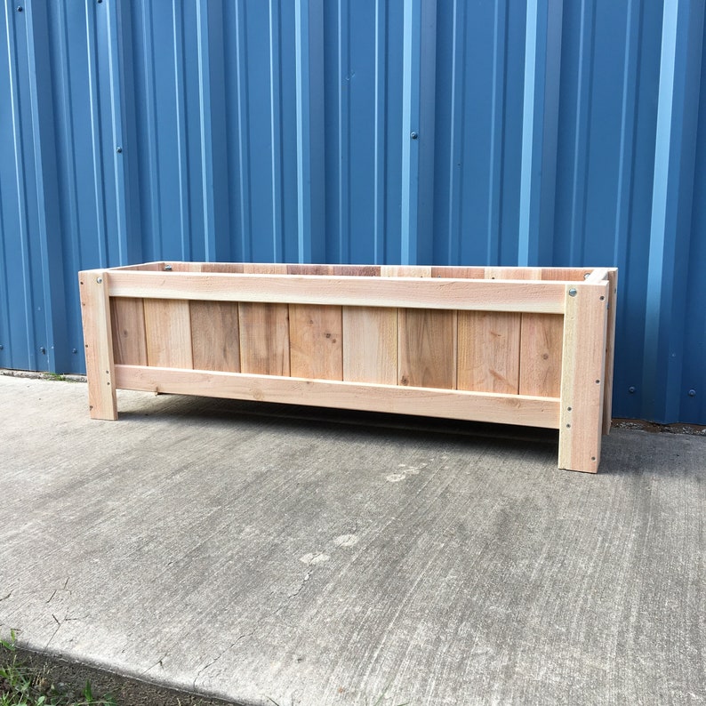 Elevated Cedar Planter Box with Legs