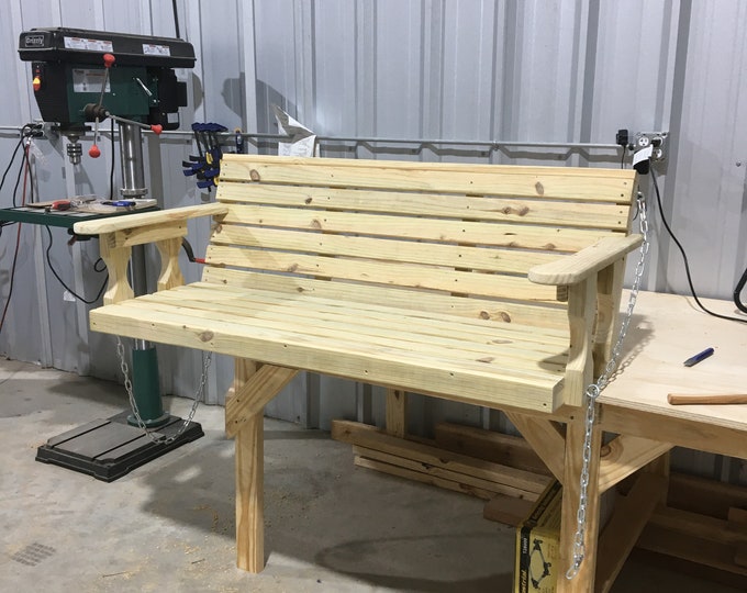 Porch Swing, Swing, bench swing, swinging bench, garden bench, bench swing, patio swing, outdoor swing