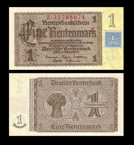 1 100 DDR Mark Kuponausgabe 1948 alte DDR Währung 9 - Etsy Österreich