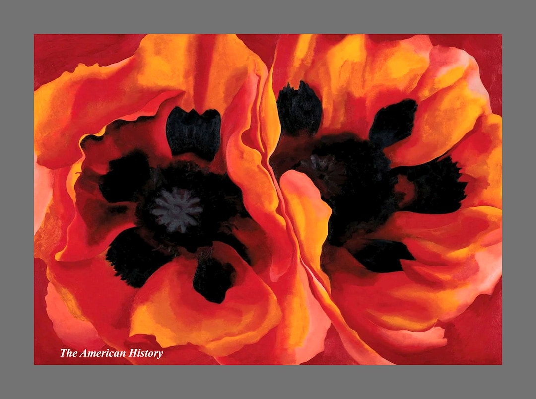 1541 Oriental Poppies Painting by Georgia O'keeffe Giclee Fine Art ...