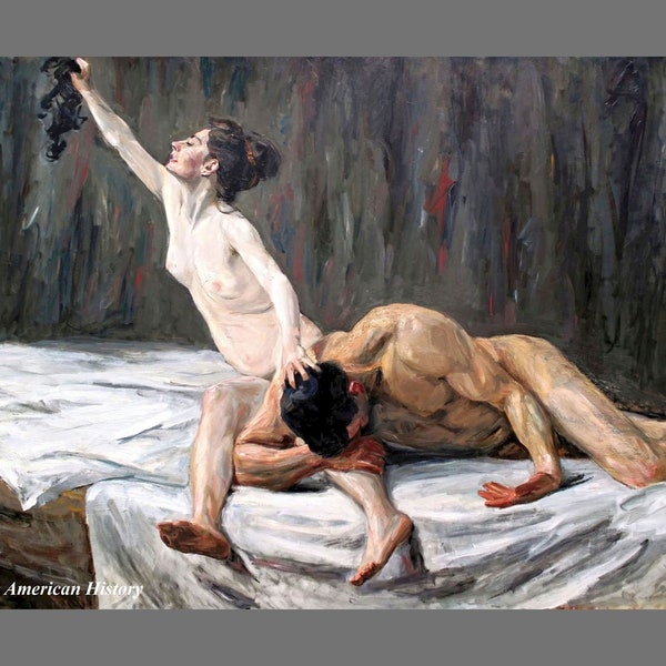 1565 - Samson and Delilah by Max Liebermann - Giclee Fine Art Print