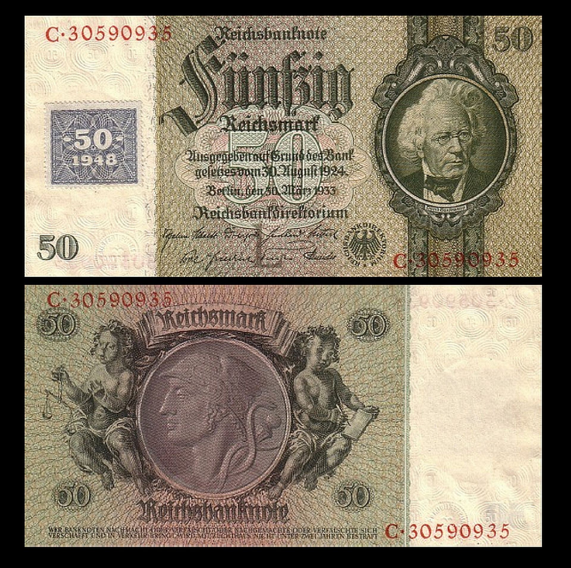 1 100 DDR Mark Kuponausgabe 1948 alte DDR Währung 9 - Etsy Österreich