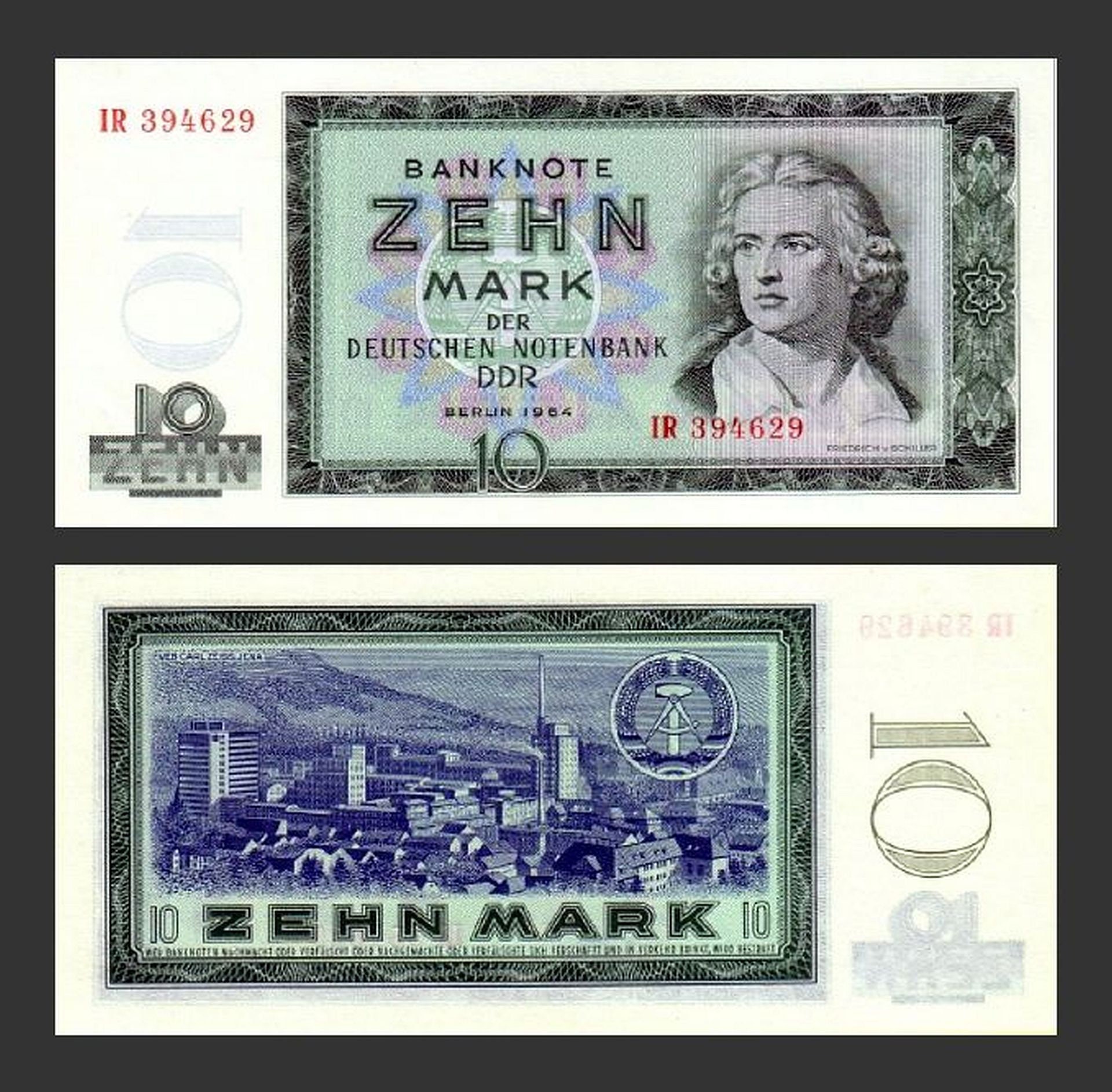Finnische Mark Banknoten-Reproduktion – 6 Scheine (10, 20, 50, 100, 500, 1000 Mk), 2. Serie, Sammlerstück