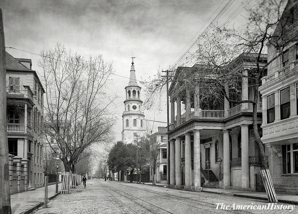 1912 Charleston South Carolina Meeting Street and St. - Etsy