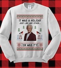 True Crime Ugly Christmas Sweater Party Sweatshirt, Funny Christmas Sweater, Funny Christmas Sweatshirt, Christmas Sweater Party