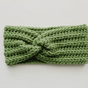 Crochet Twisted Headband Crochet Ear Warmer A Winter, Fall and Spring Accessory 100% Acrylic 画像 4