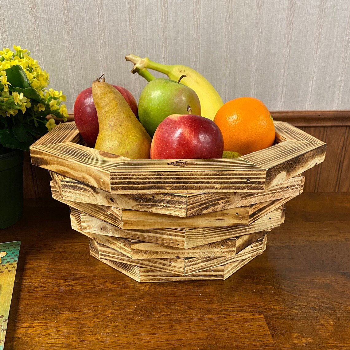 Amish Basket 12'x12x6h 1x2 Pine Etsy