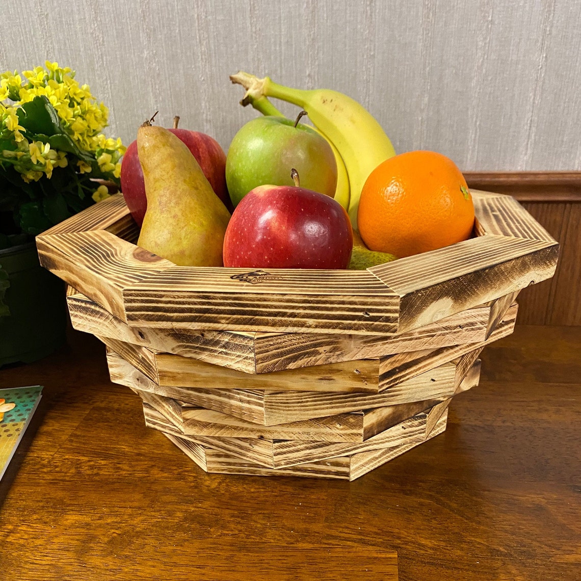 Amish Basket 12'x12x6h 1x2 Pine Etsy